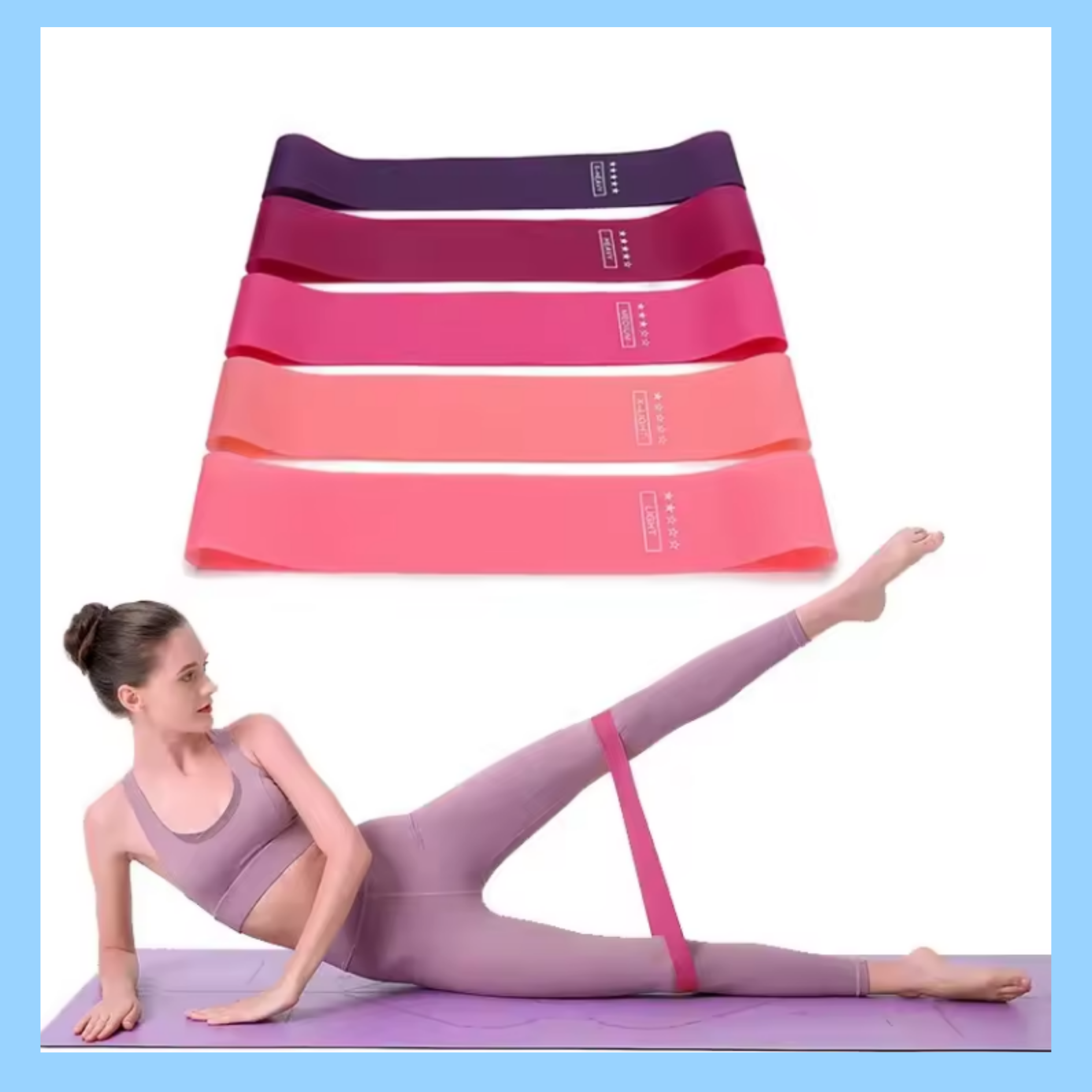 Yoga Pilates Fitness Resistance Bands