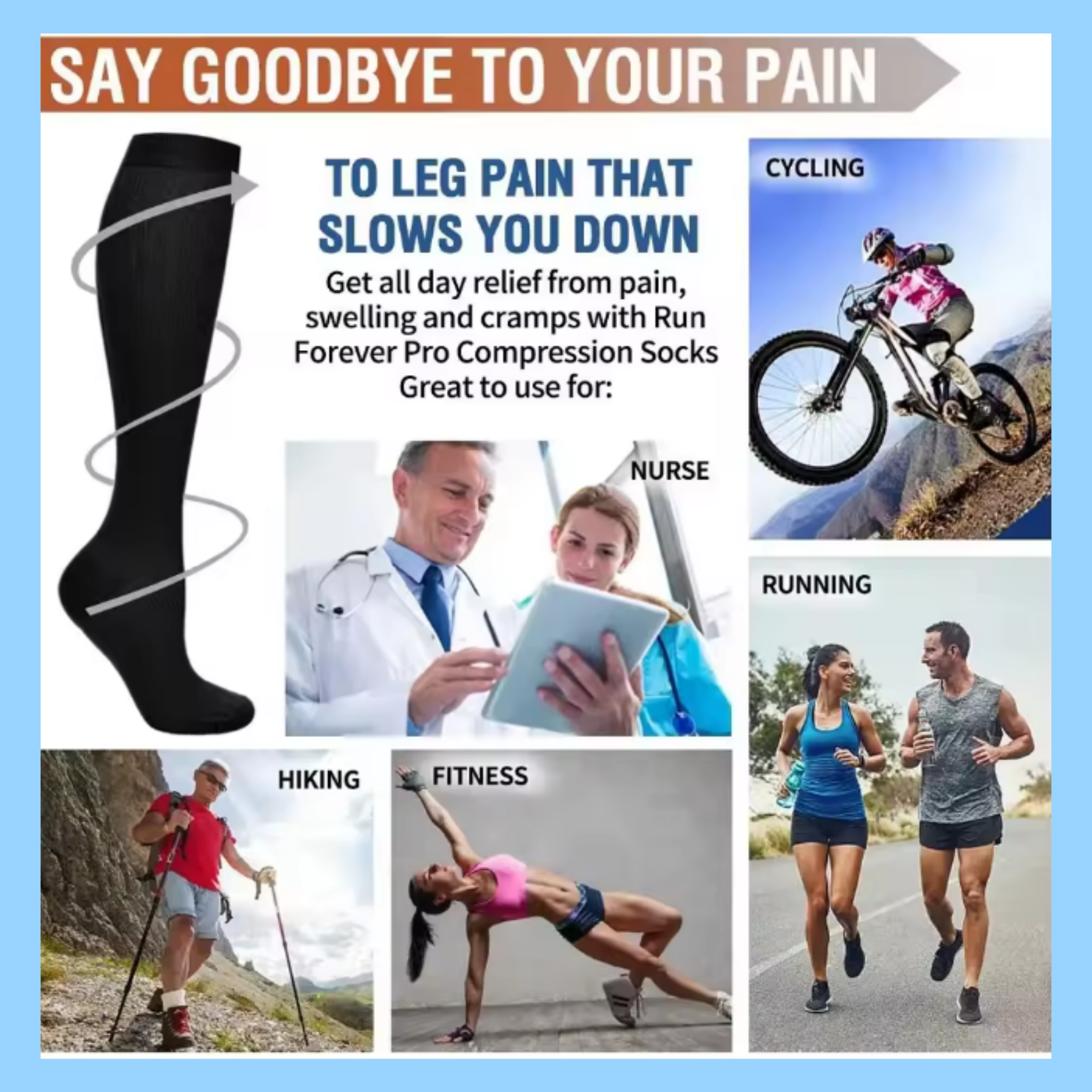 Compression Socks – Improve Circulation & Relieve Swelling