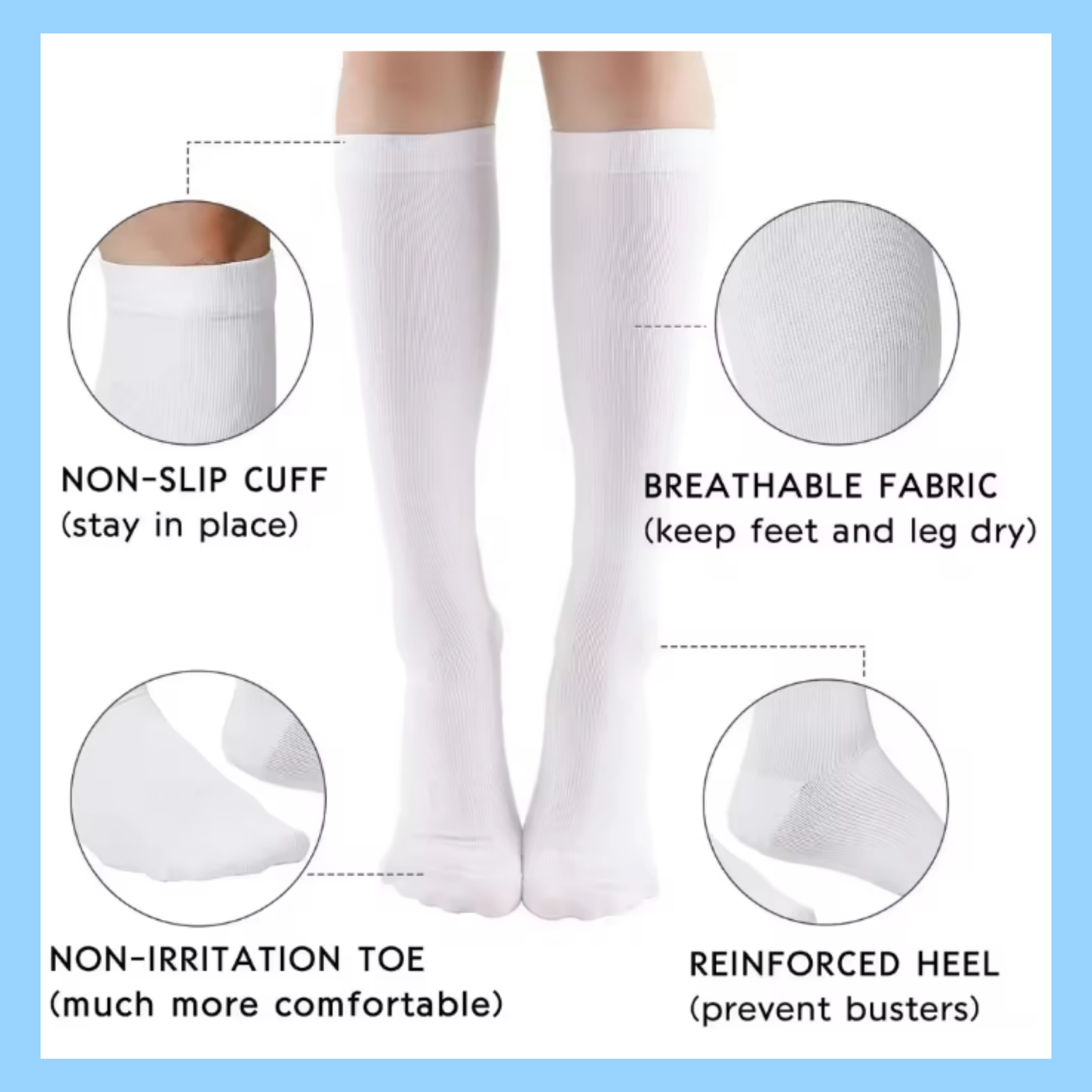 Compression Socks – Improve Circulation & Relieve Swelling
