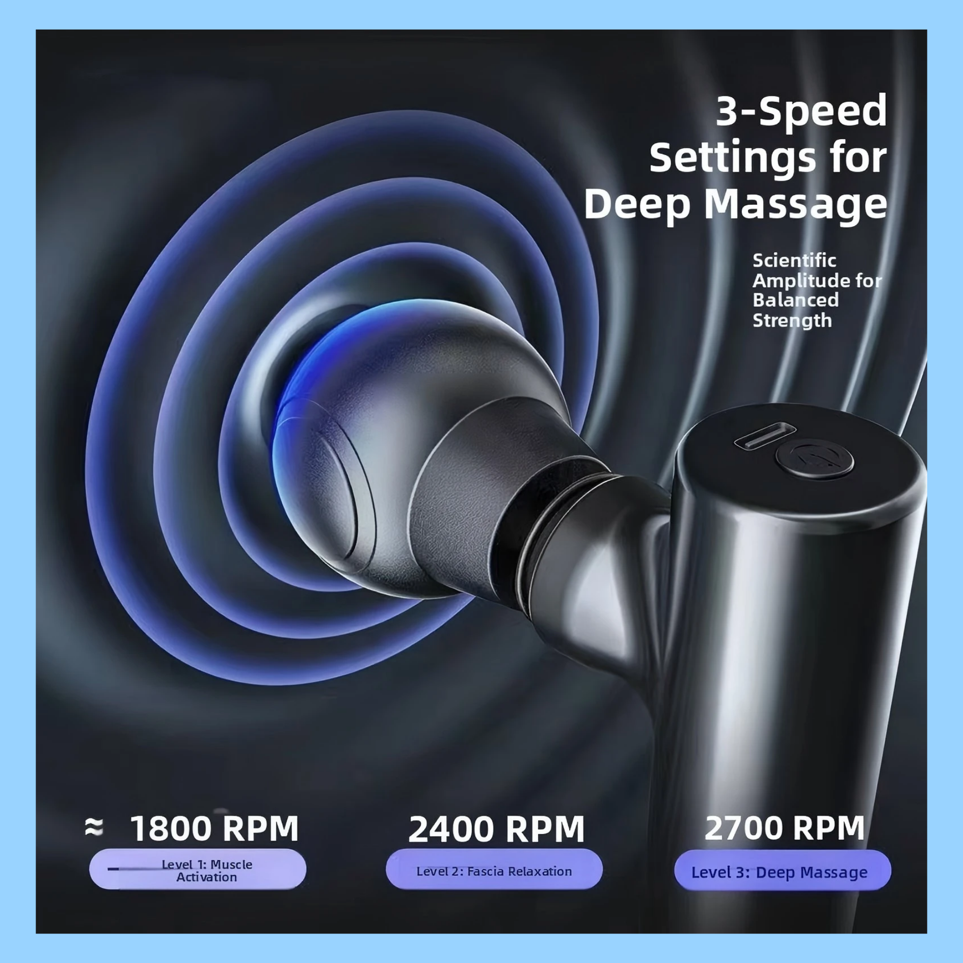 Portable Massage Gun – Deep Tissue Muscle Relaxer