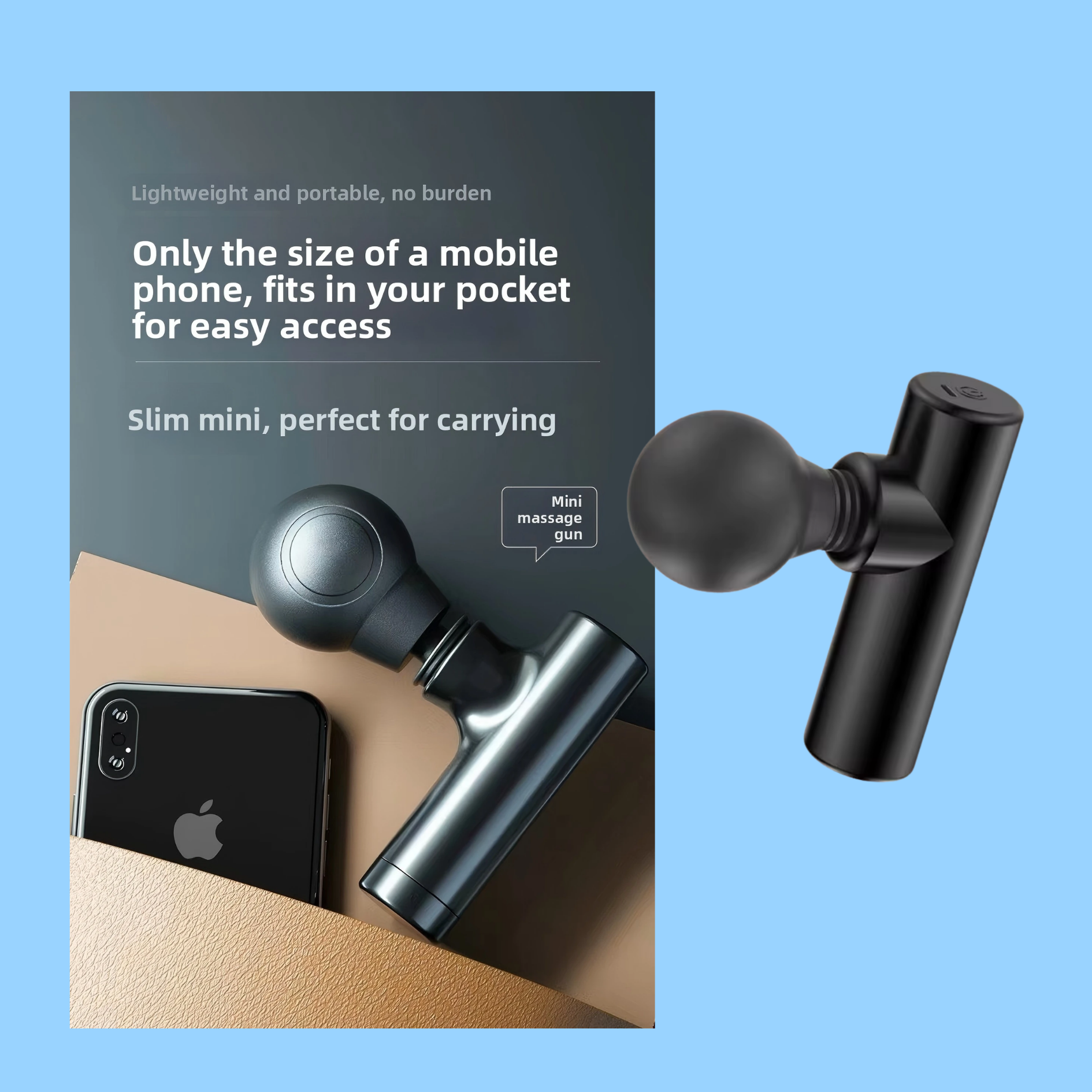 Portable Massage Gun – Deep Tissue Muscle Relaxer