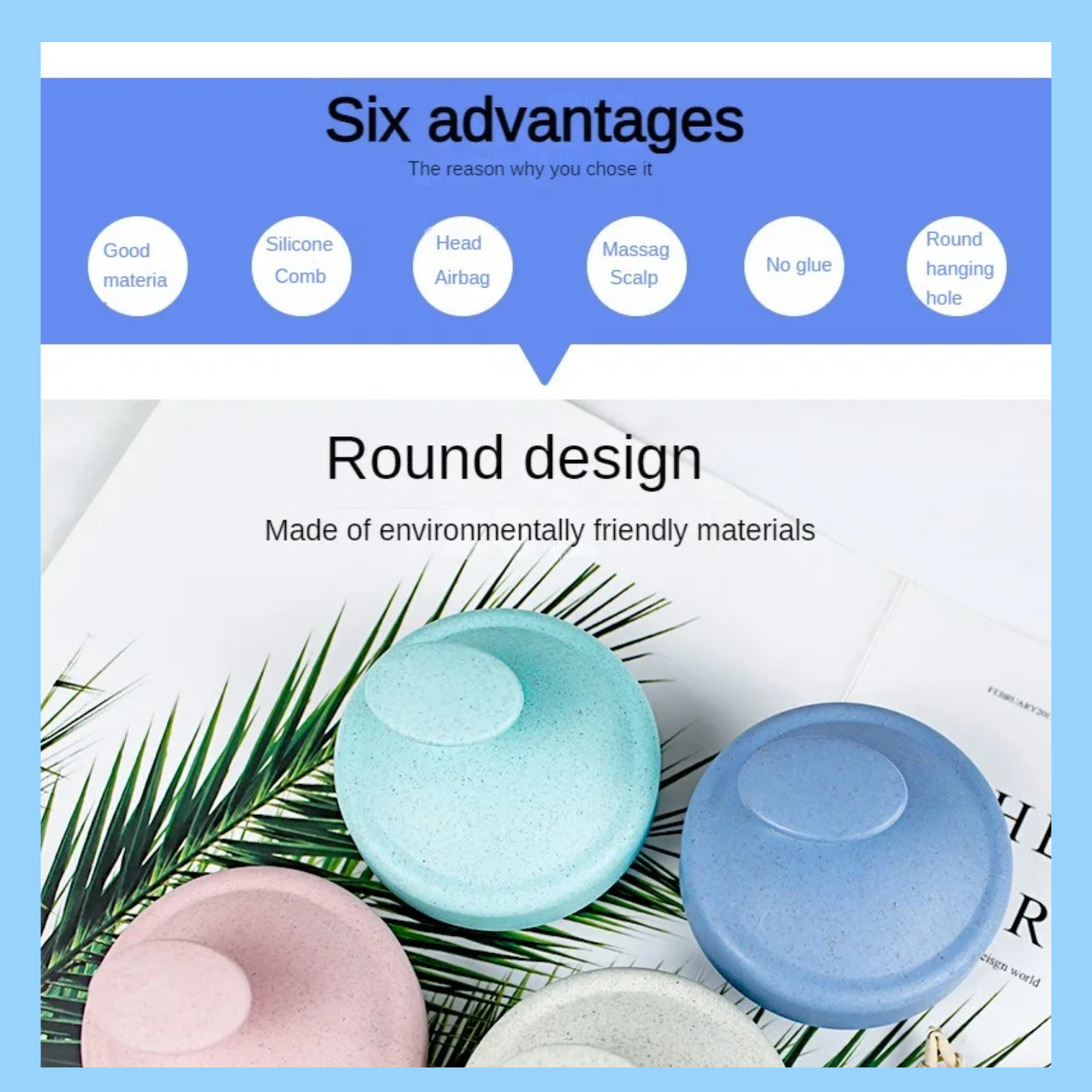 Soft Air Cushion Scalp Massage Brush