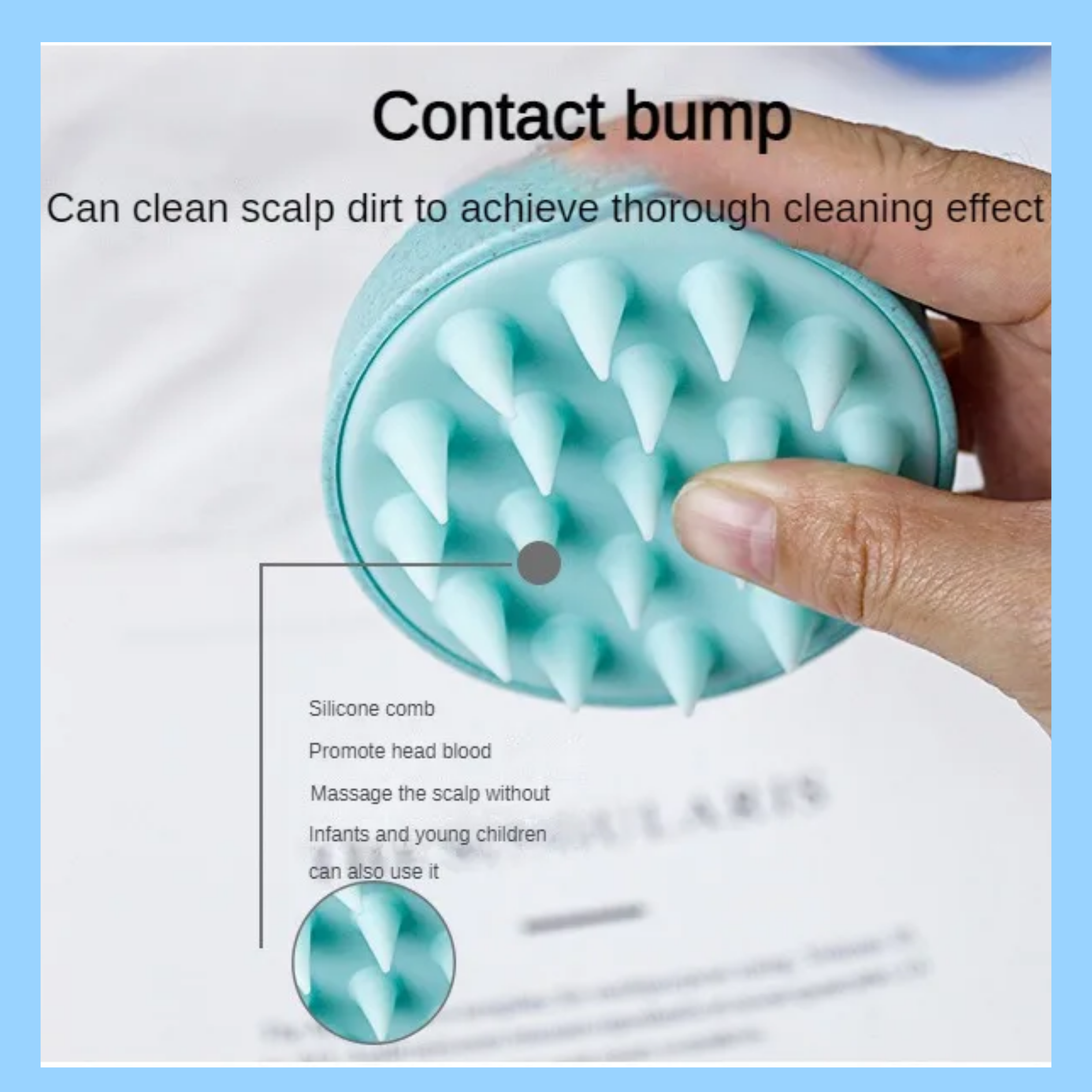 Soft Air Cushion Scalp Massage Brush