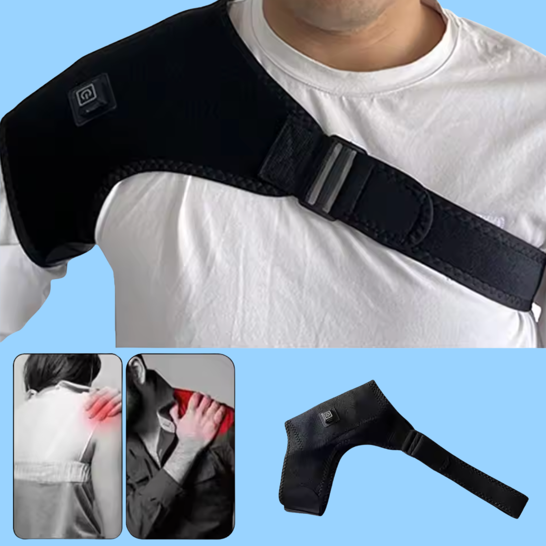 Heated Shoulder Pad - Therapy & Unisex