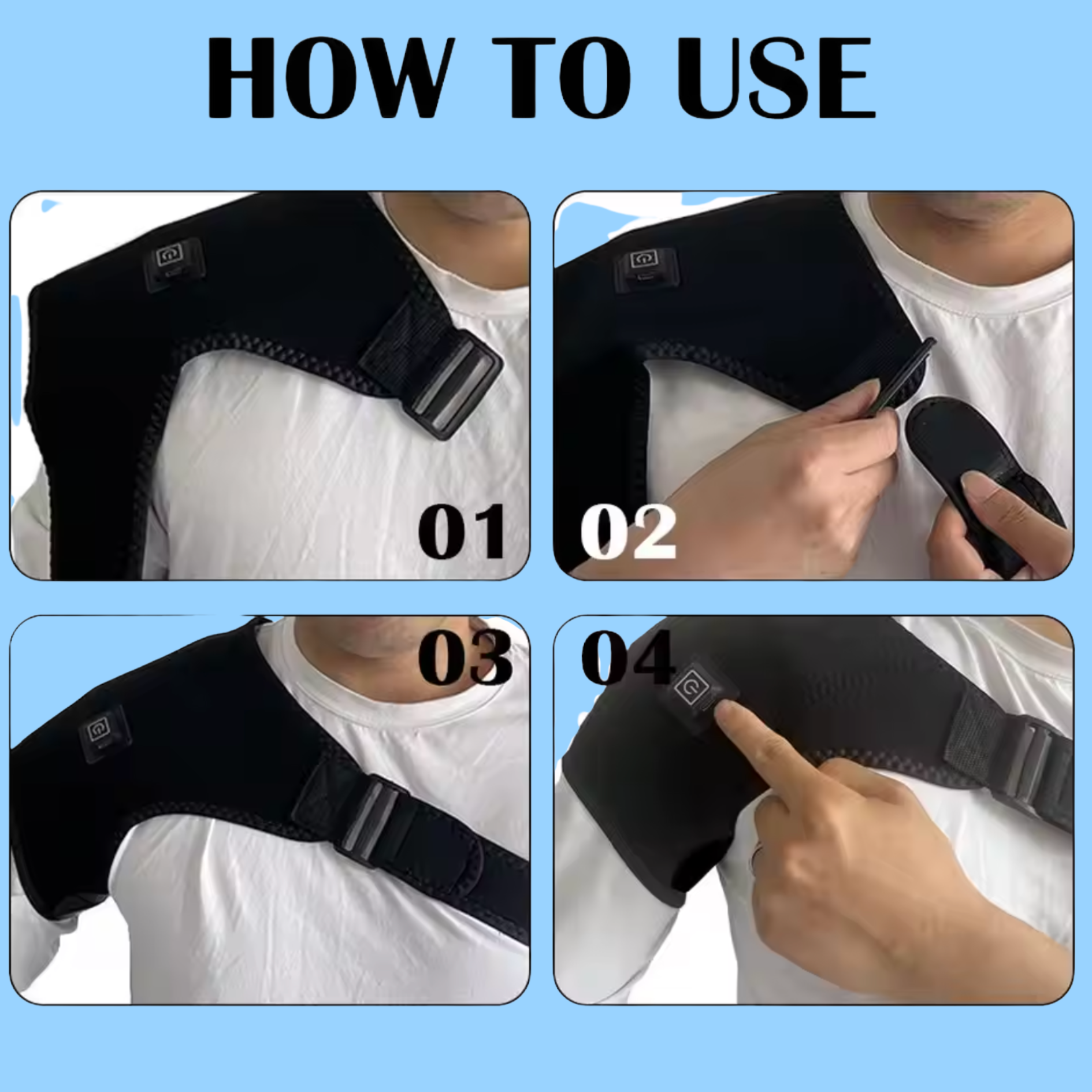 Heated Shoulder Pad - Therapy & Unisex