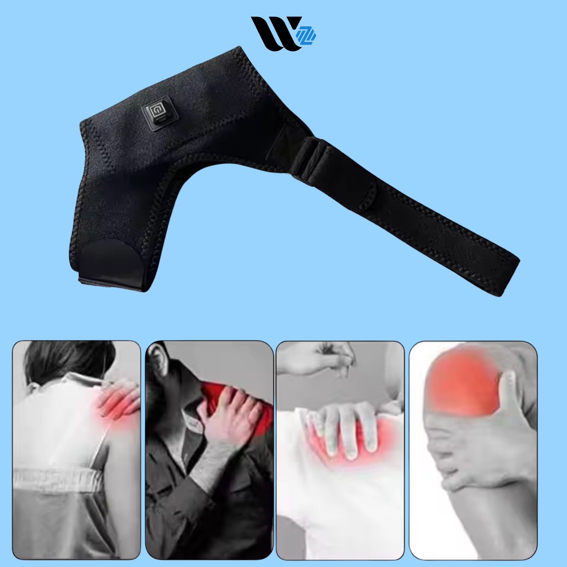 Heated Shoulder Pad - Therapy & Unisex