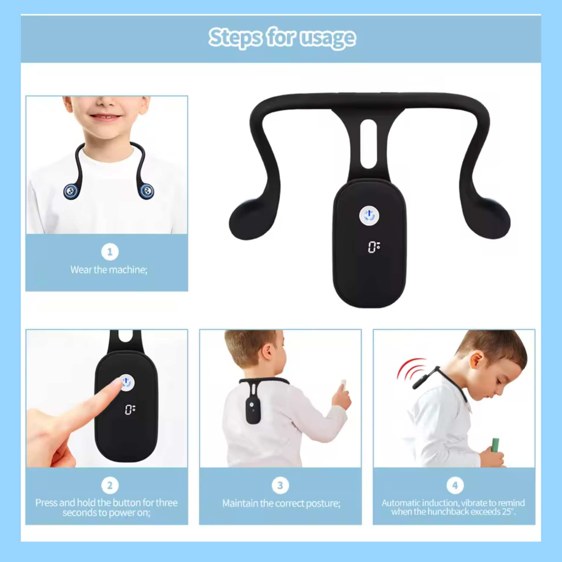 Smart Posture Corrector - No more Hunchback