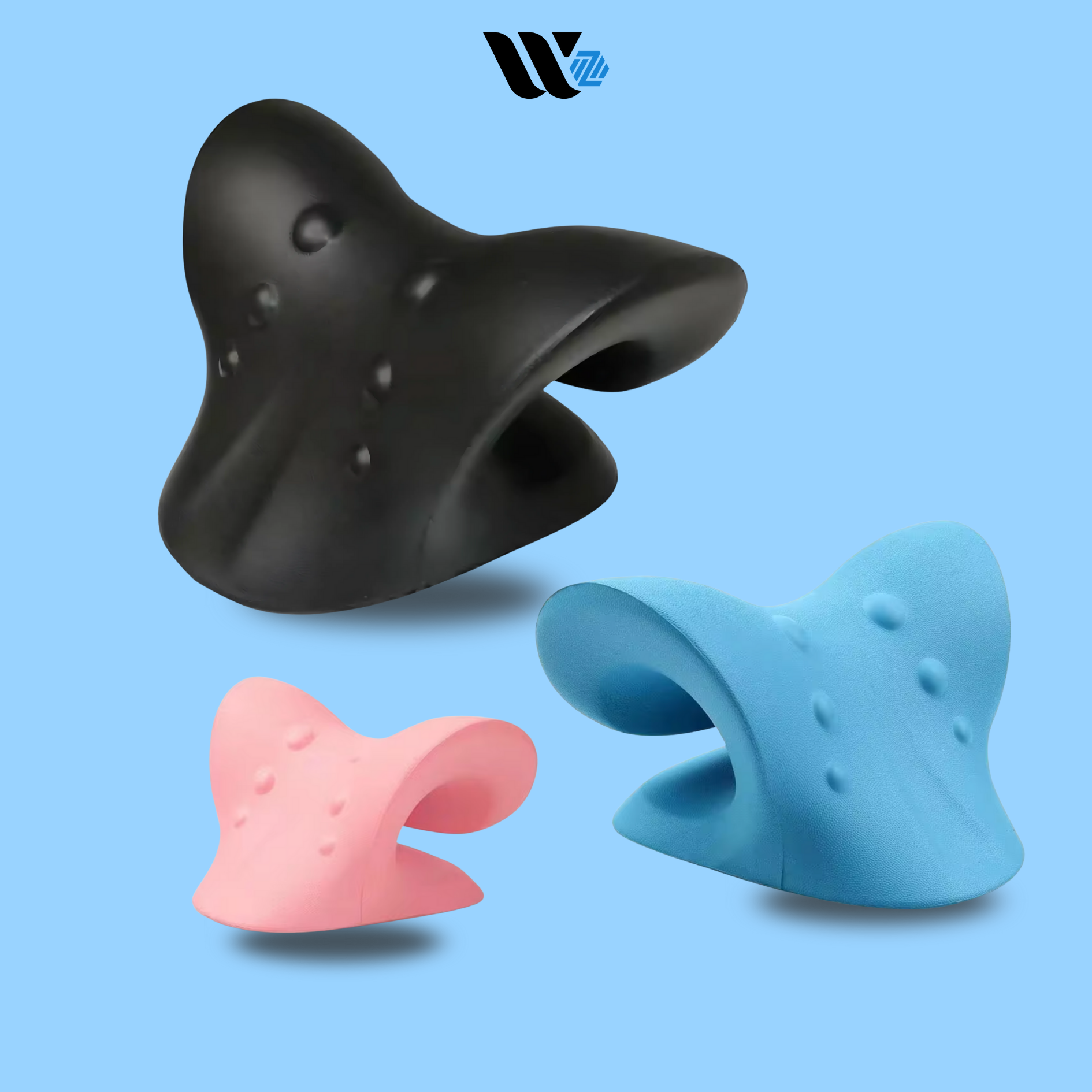 C-Shaped Cervical Pillow – Neck & Shoulder Relaxer