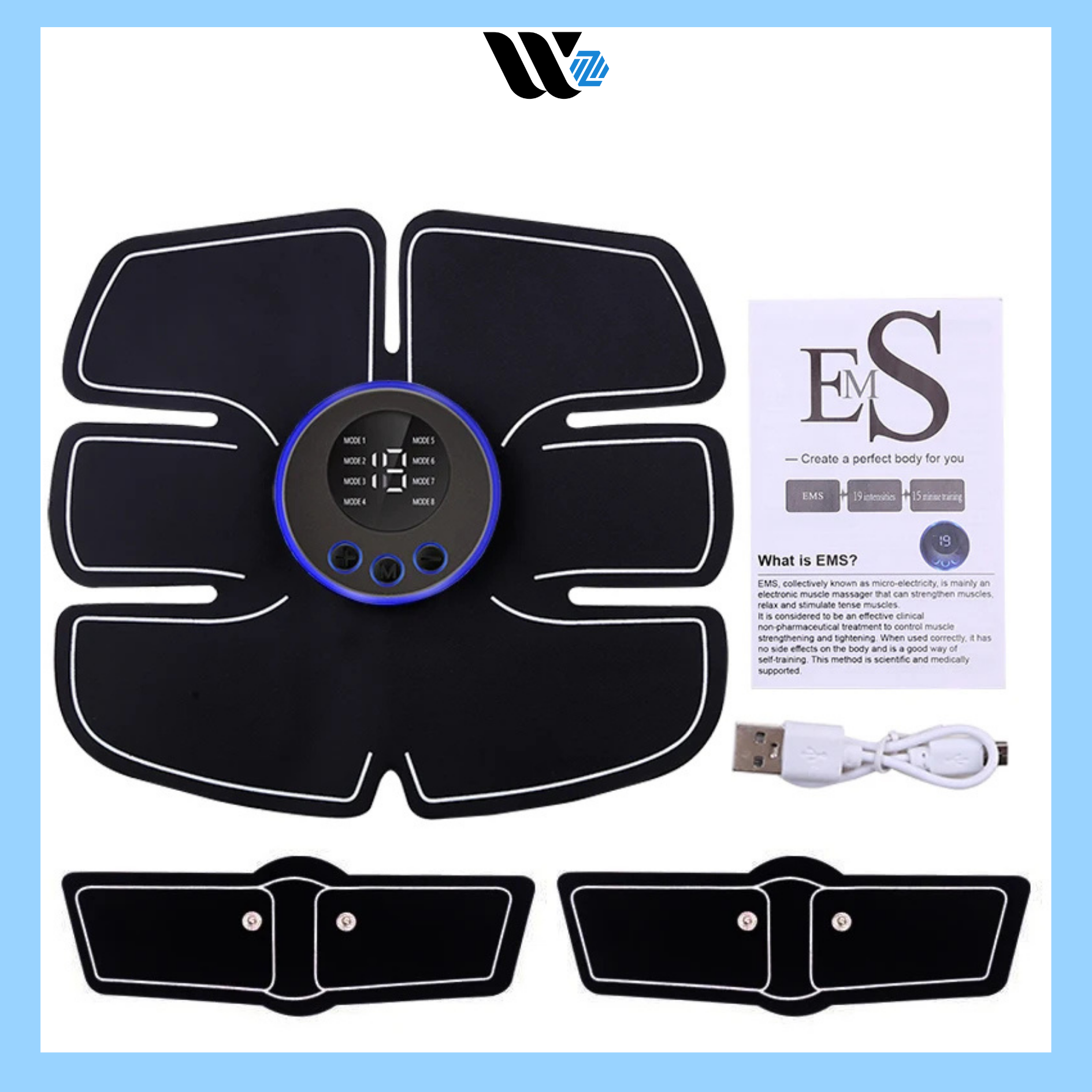 EMS Fitness Abdominal Massage Stimulator