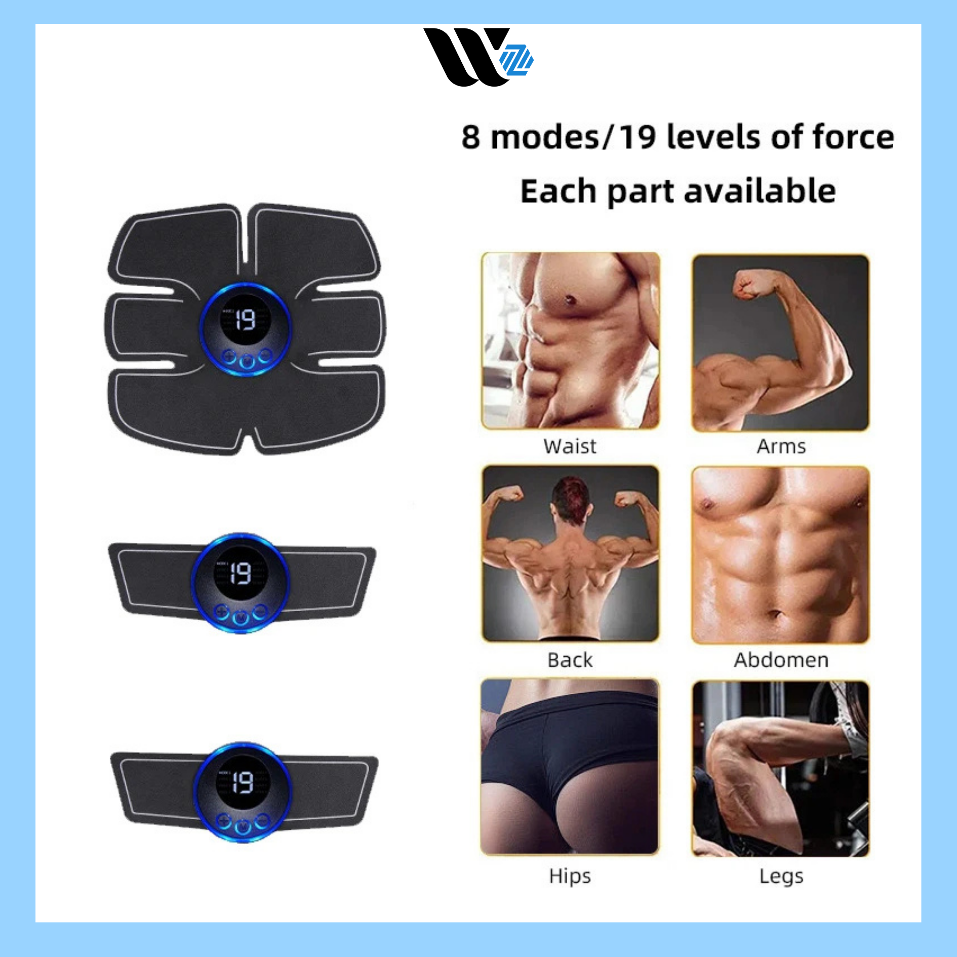EMS Fitness Abdominal Massage Stimulator