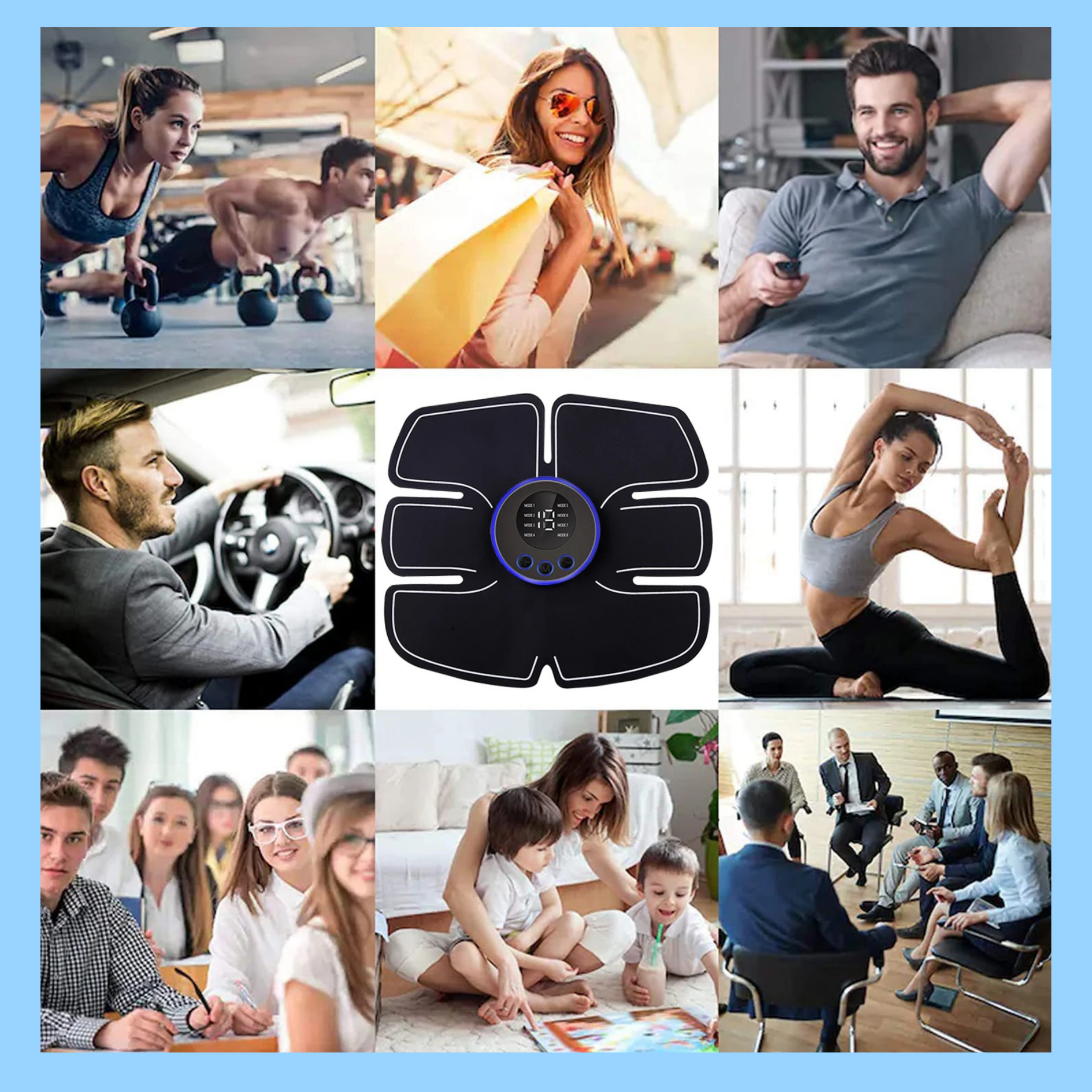 EMS Fitness Abdominal Massage Stimulator