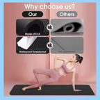 Fitness & Pilates Gym Mat - EVA Foam