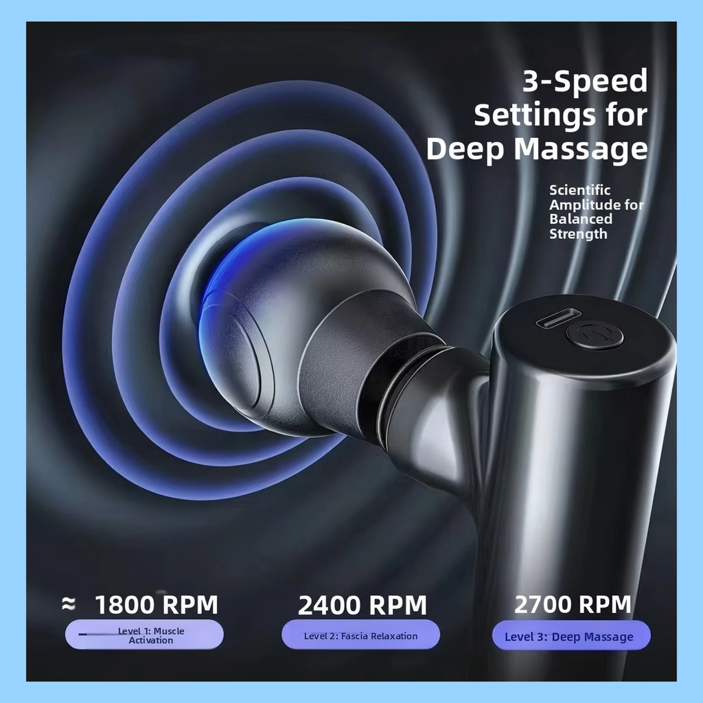 Portable Massage Gun – Deep Tissue Muscle Relaxer