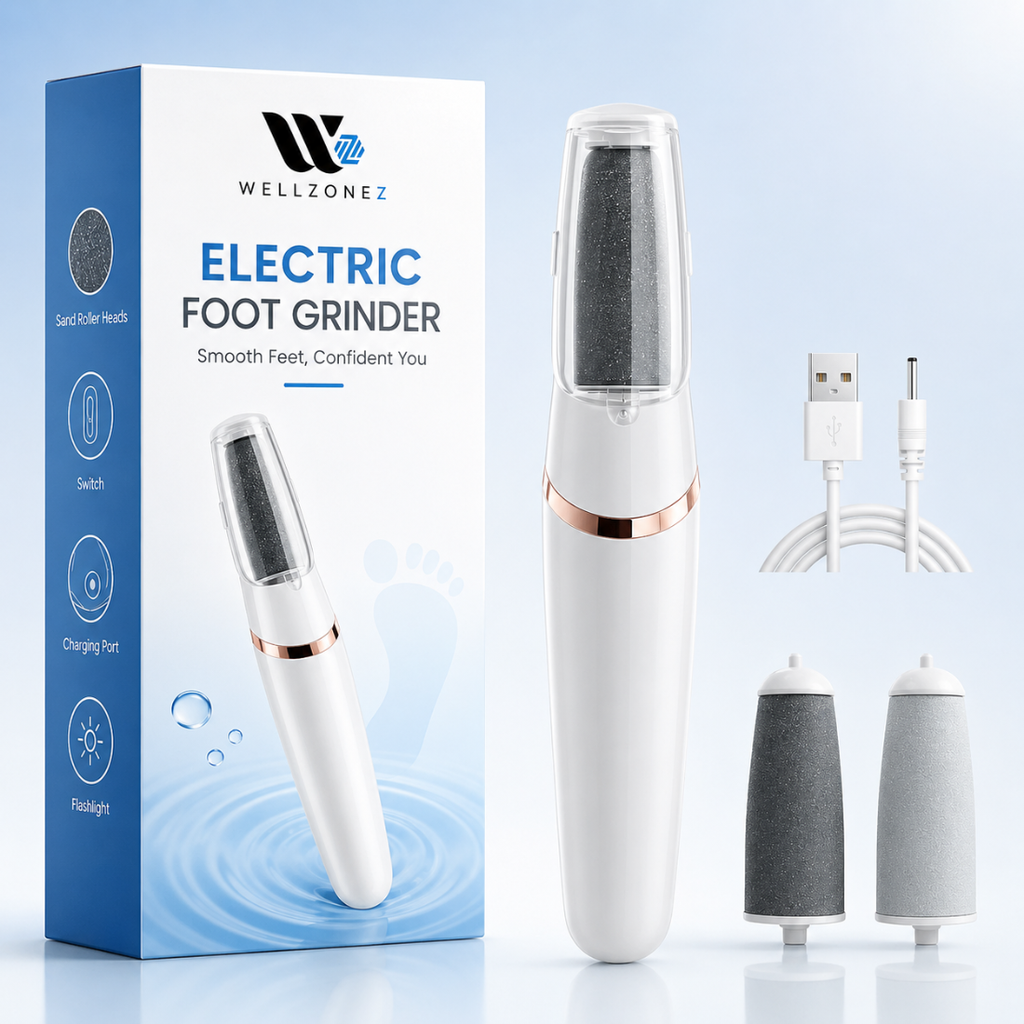 Wellzonez™ SmoothFeet Electric Callus Remover Kit