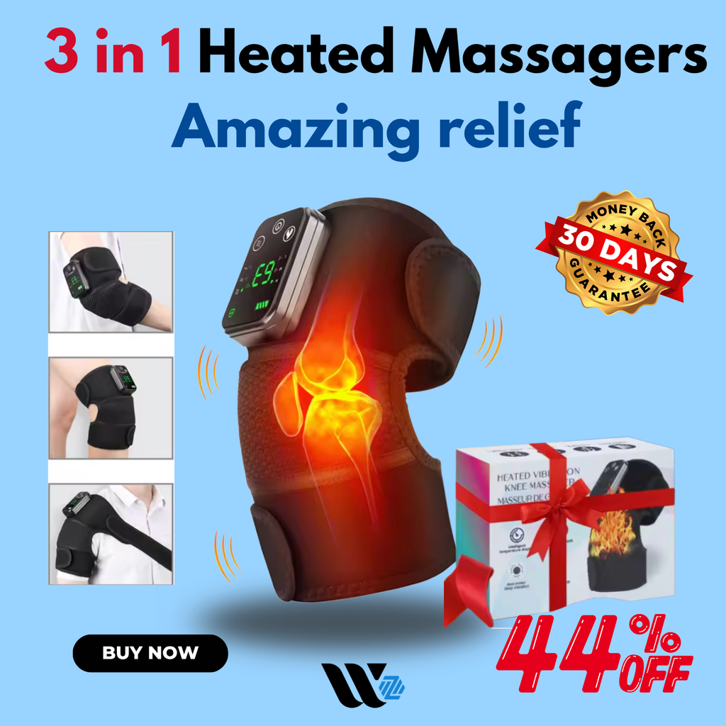 3 in 1 Heated Massager| FDA Approved