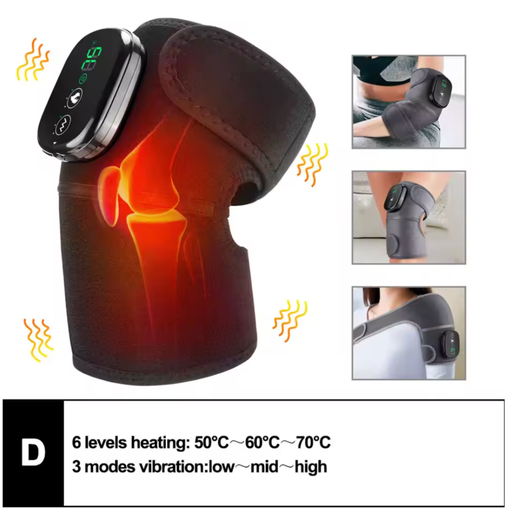3 in 1 Heated Massager| FDA Approved