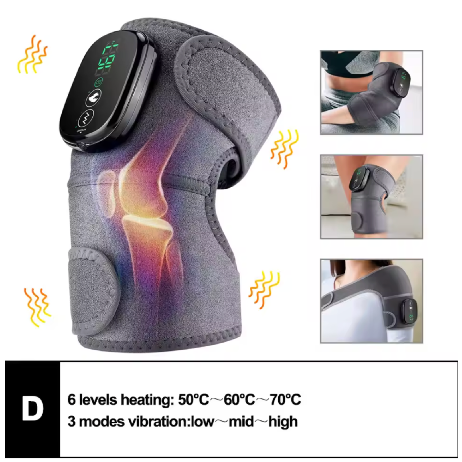 3 in 1 Heated Massager| FDA Approved