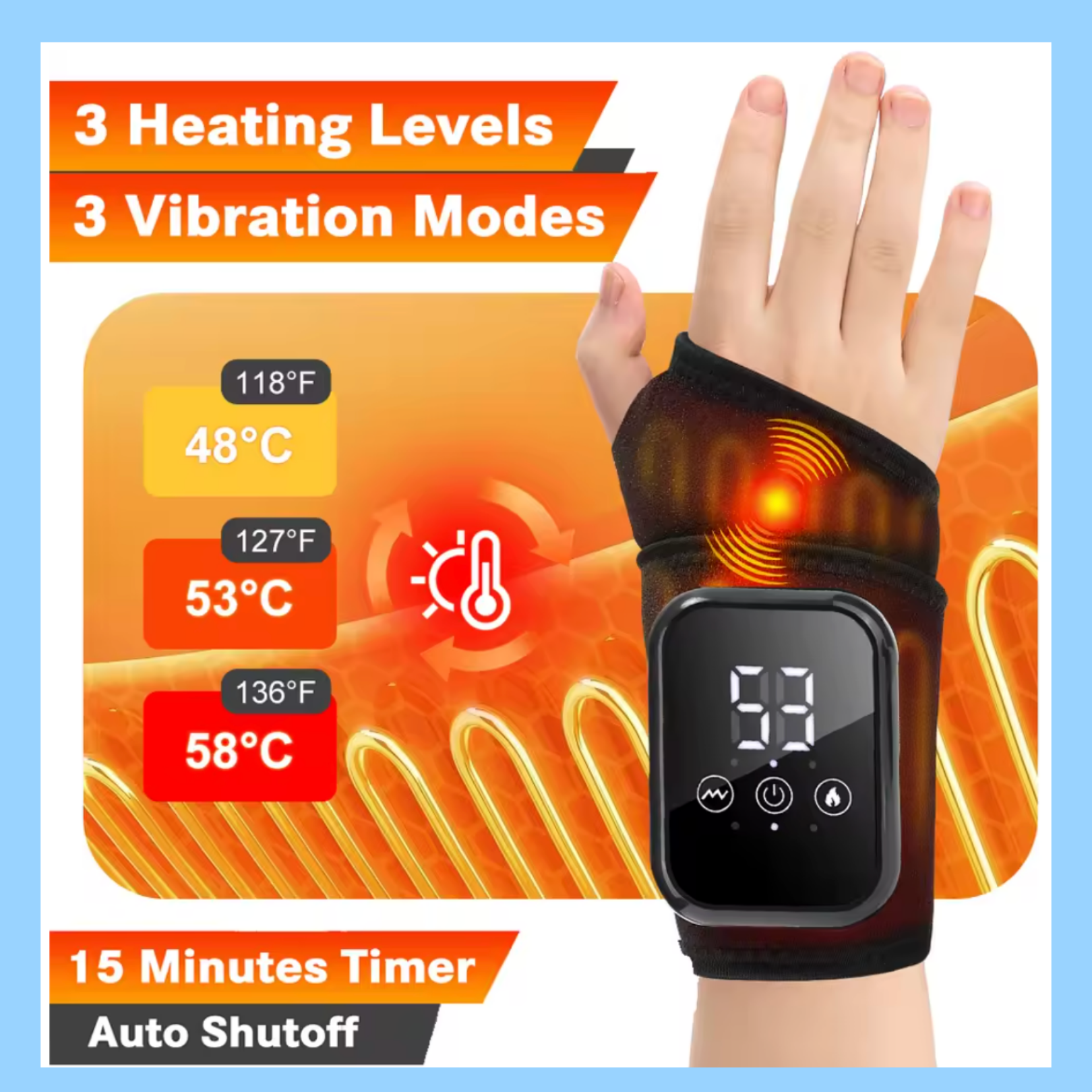 Heated 3 in 1 Smart Massager| FDA Approved