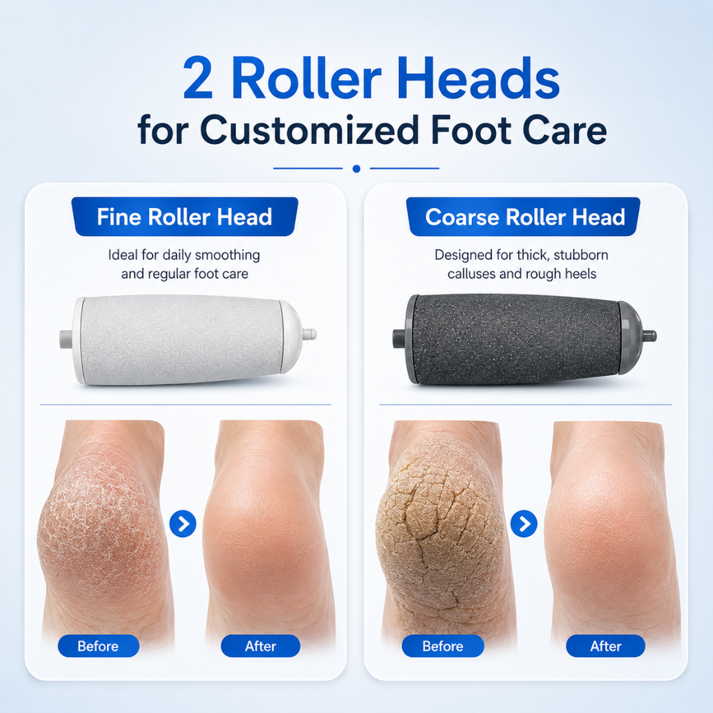 Wellzonez™ SmoothFeet Electric Callus Remover Kit