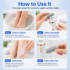 Wellzonez™ SmoothFeet Electric Callus Remover Kit