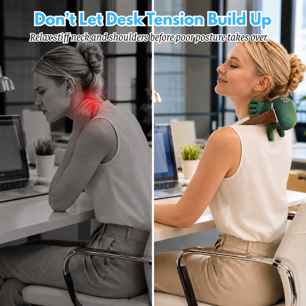 Wellzonez™ Portable 5-Finger Neck & Shoulder Massager