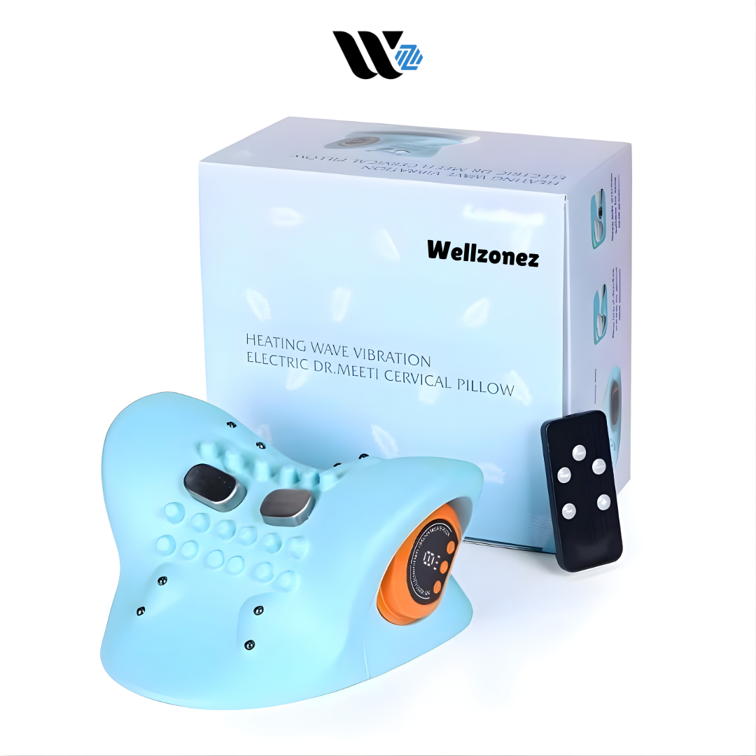 Heated Electric Cervical Massage Pillow