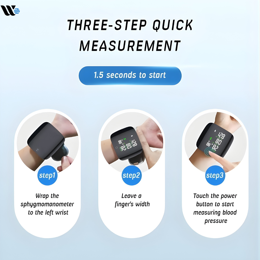 Wrist Smart Blood Pressure Monitor