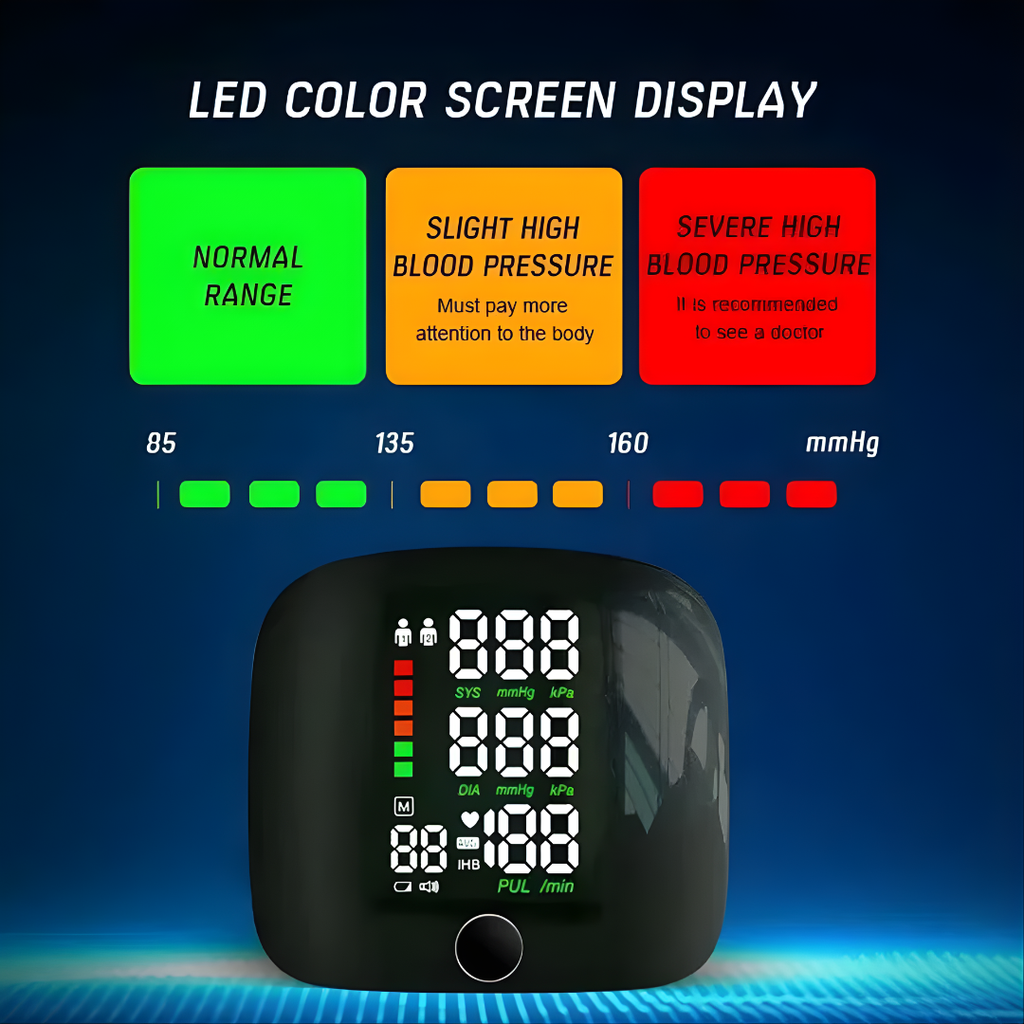 Wrist Smart Blood Pressure Monitor