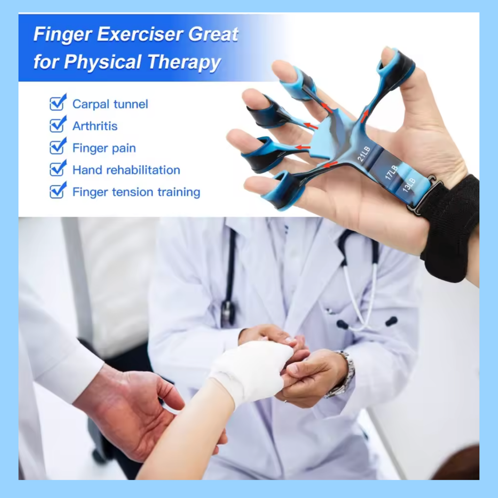 Finger Gripper & Exerciser – Hand Strengthener