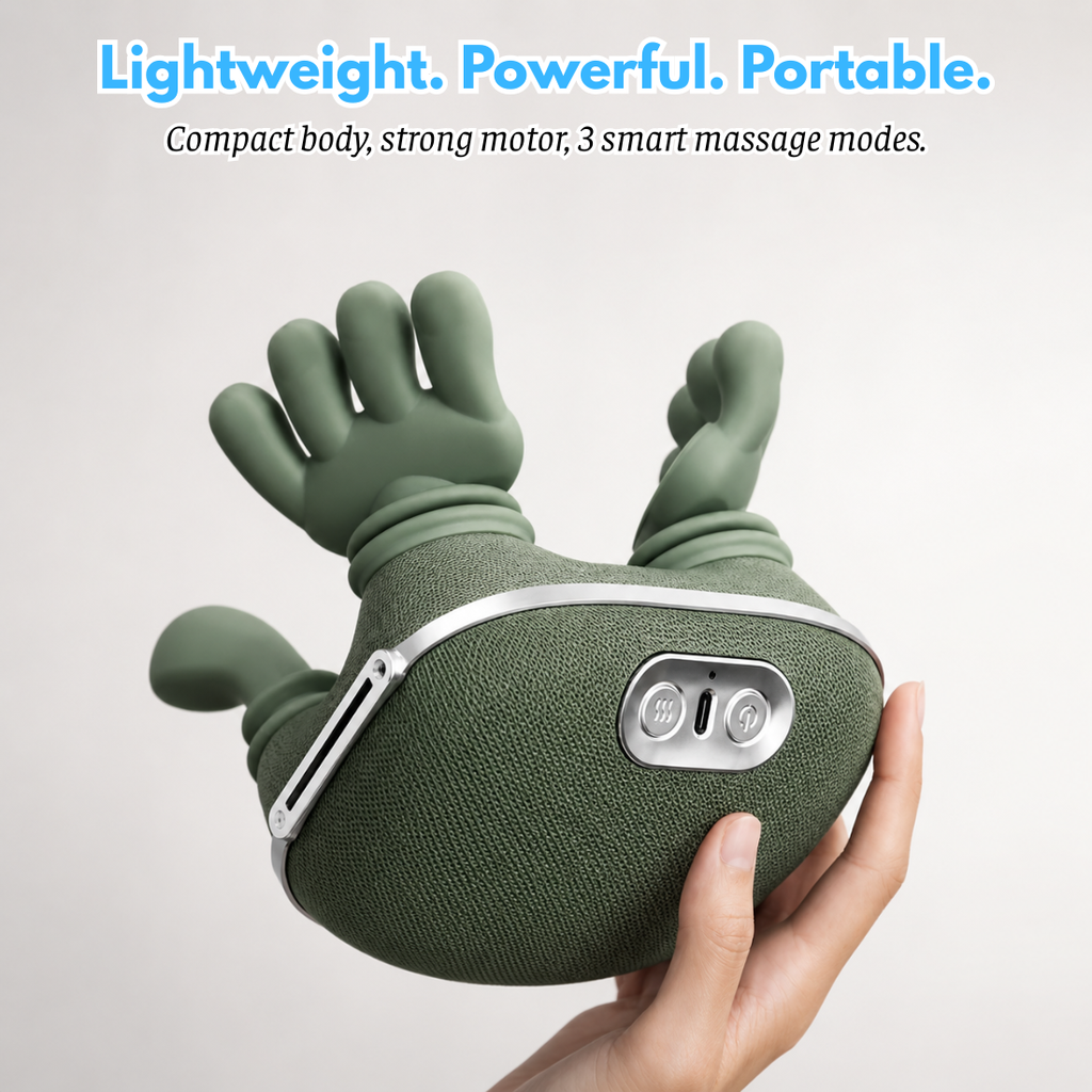 Wellzonez™ Portable 5-Finger Neck & Shoulder Massager