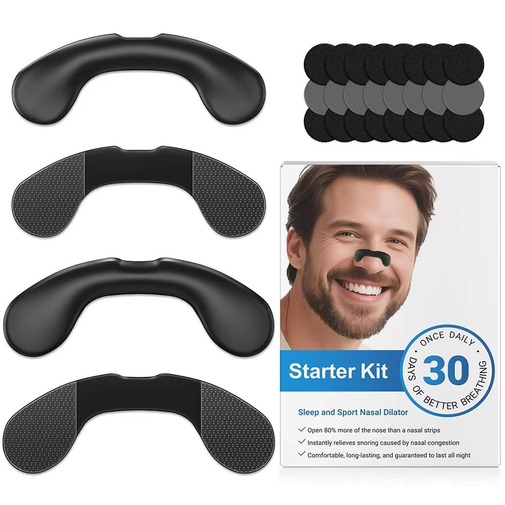 Magnetic Nasal Breathing Strips – Snoring Relief & Oxygen Booster Starter Kit