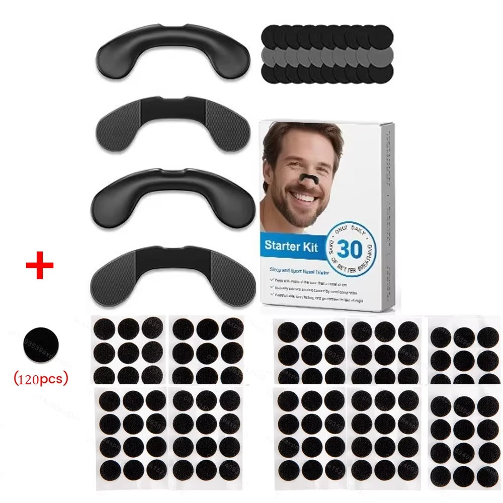 Magnetic Nasal Breathing Strips – Snoring Relief & Oxygen Booster Starter Kit