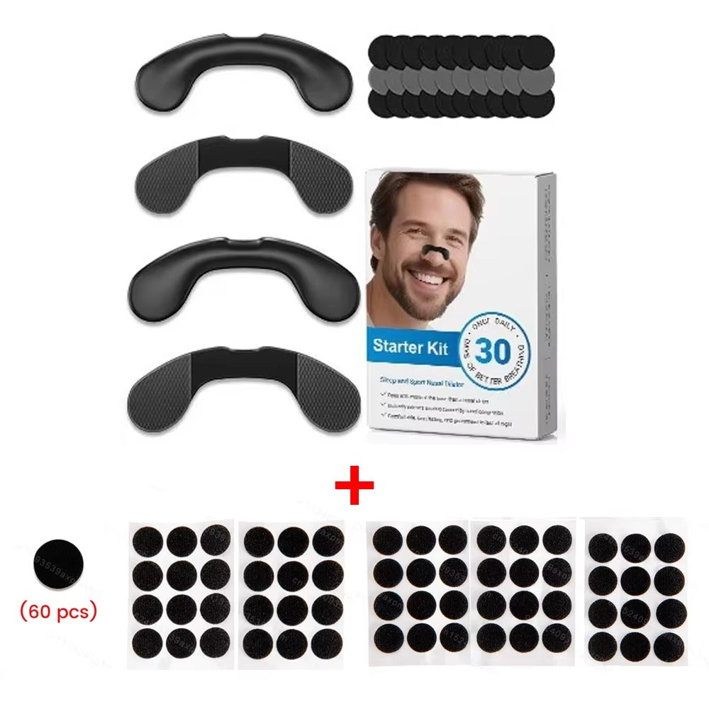 Magnetic Nasal Breathing Strips – Snoring Relief & Oxygen Booster Starter Kit